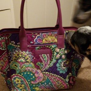 Vera Bradley over night bag